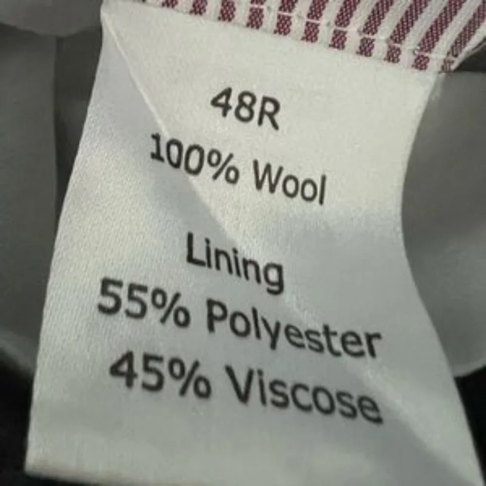 Charles Tyrwhitt Mens Blazer Sport Coat suit jacket Gray 48R office business - Picture 5 of 6